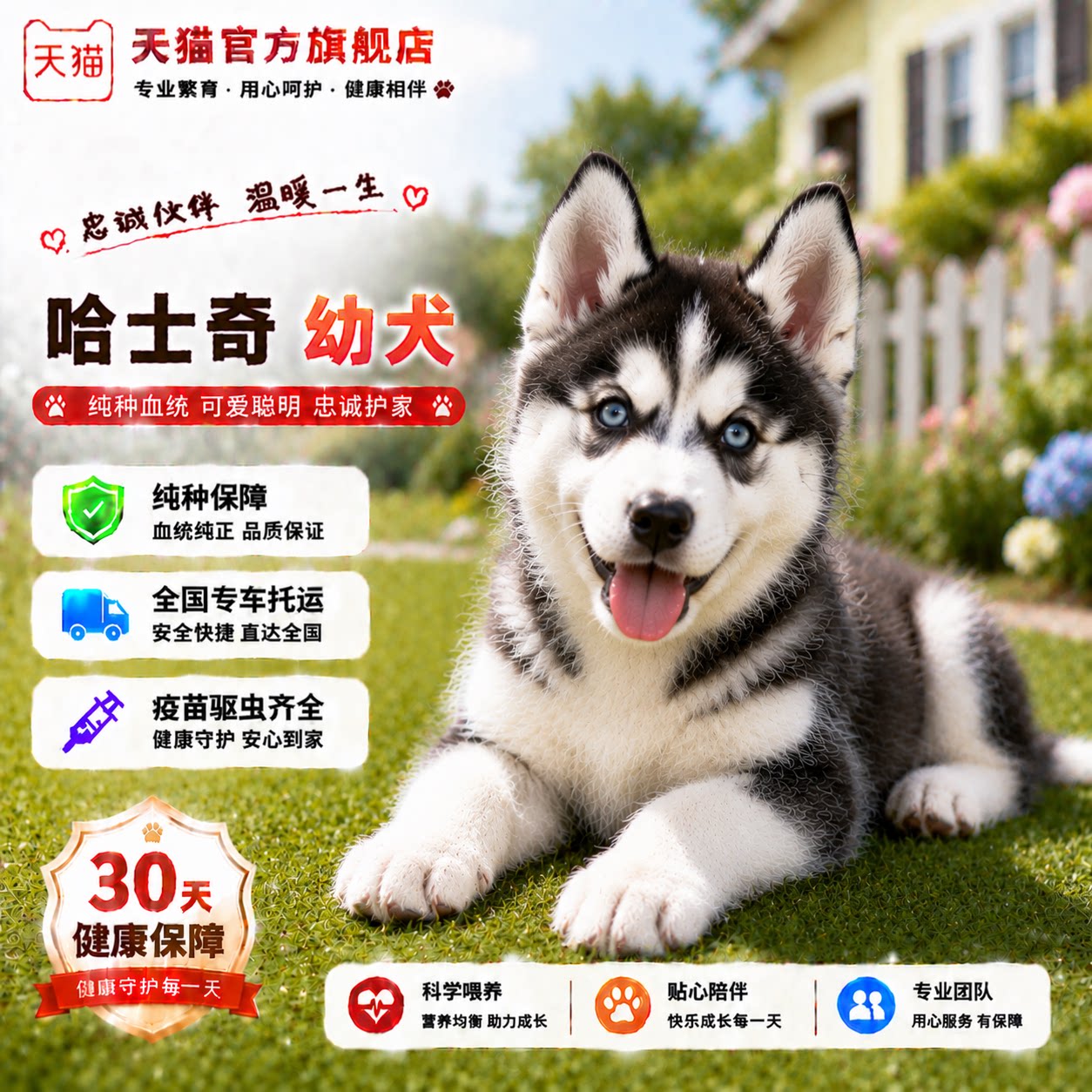真狗家养中型犬好养活泼活体聪明