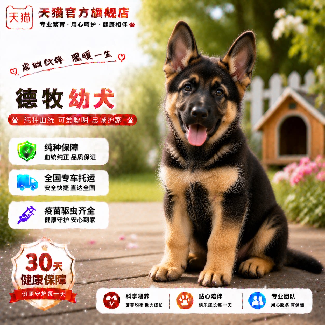 便宜大型犬弓背护卫犬幼宠看家犬