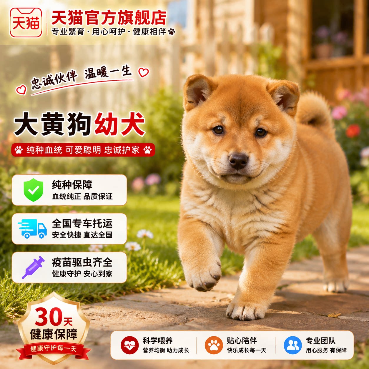 家养巡活体白面听话中华田园犬狗
