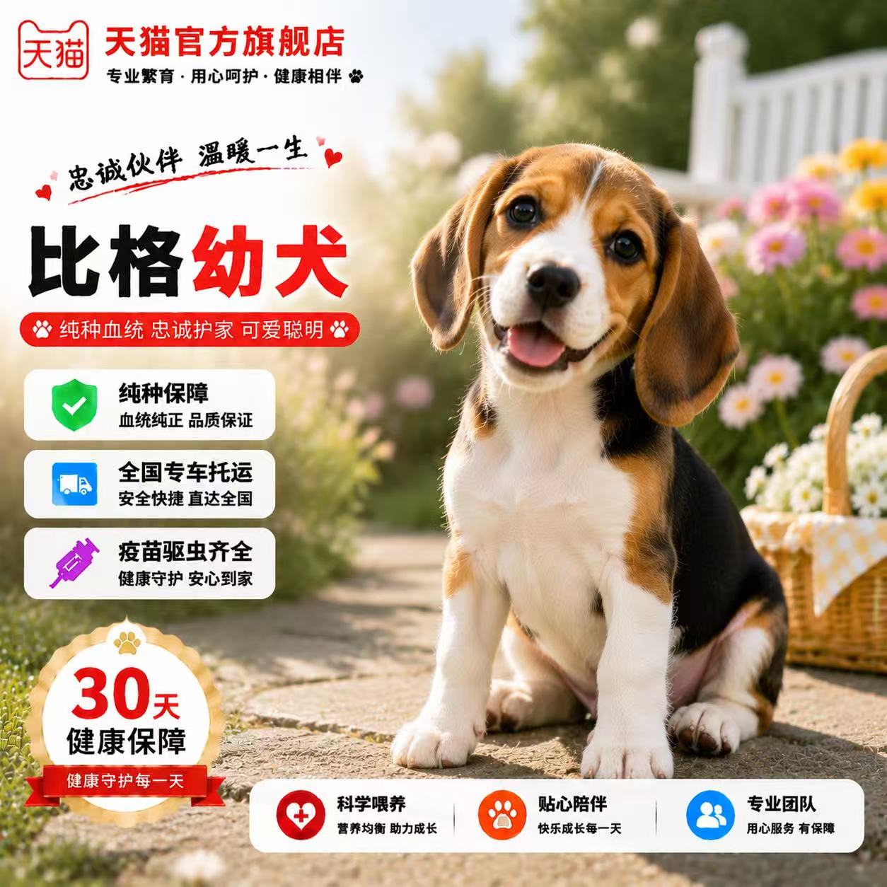 小型犬巴吉度伴侣幼崽大头米格