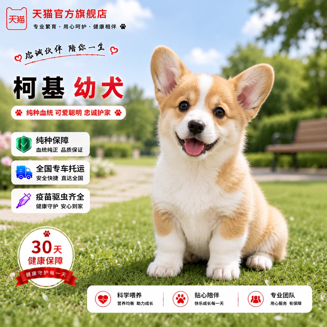 家养宠物狗帅气小两色陪伴家庭