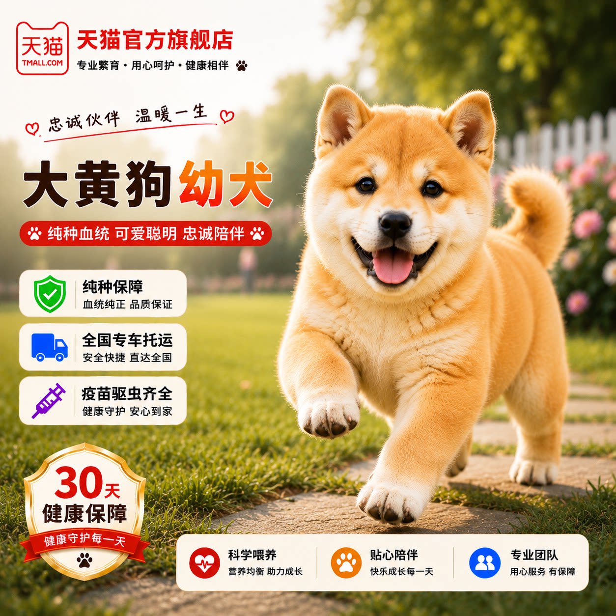 狩猎犬看家狗听话虎头猫耳看门狗图片