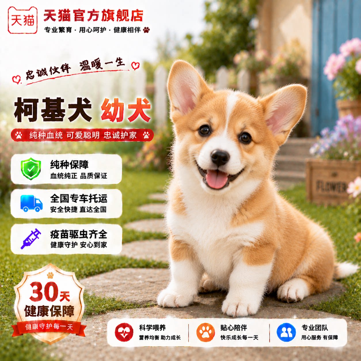活物小型犬双色家庭小狗狗狗幼崽