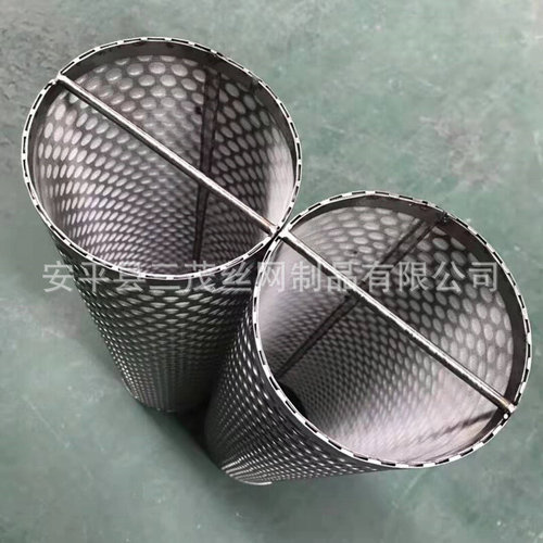好货304不锈钢过滤桶 冲孔过滤网筒 不锈钢网筒 Y型T型过滤器滤网
