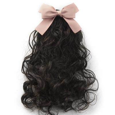 短发长款儿童假发头饰女孩公主小孩造型仙女可爱头发小辫子表演