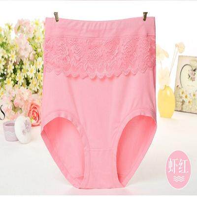 中年女士内裤中腰高腰大码舒适纯棉蕾丝30妈妈40岁50大妈三角裤女