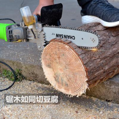 加长杆磨机锯片改电据手电据锯手油据电锯链子电动电动工木剧锯机