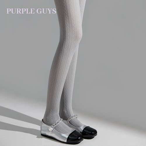 天鹅绒显瘦春秋款提花打底连裤袜