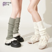 purpleguys花边袜套女春夏季 芭蕾风甜美miu蕾丝韩系jk堆堆小腿套