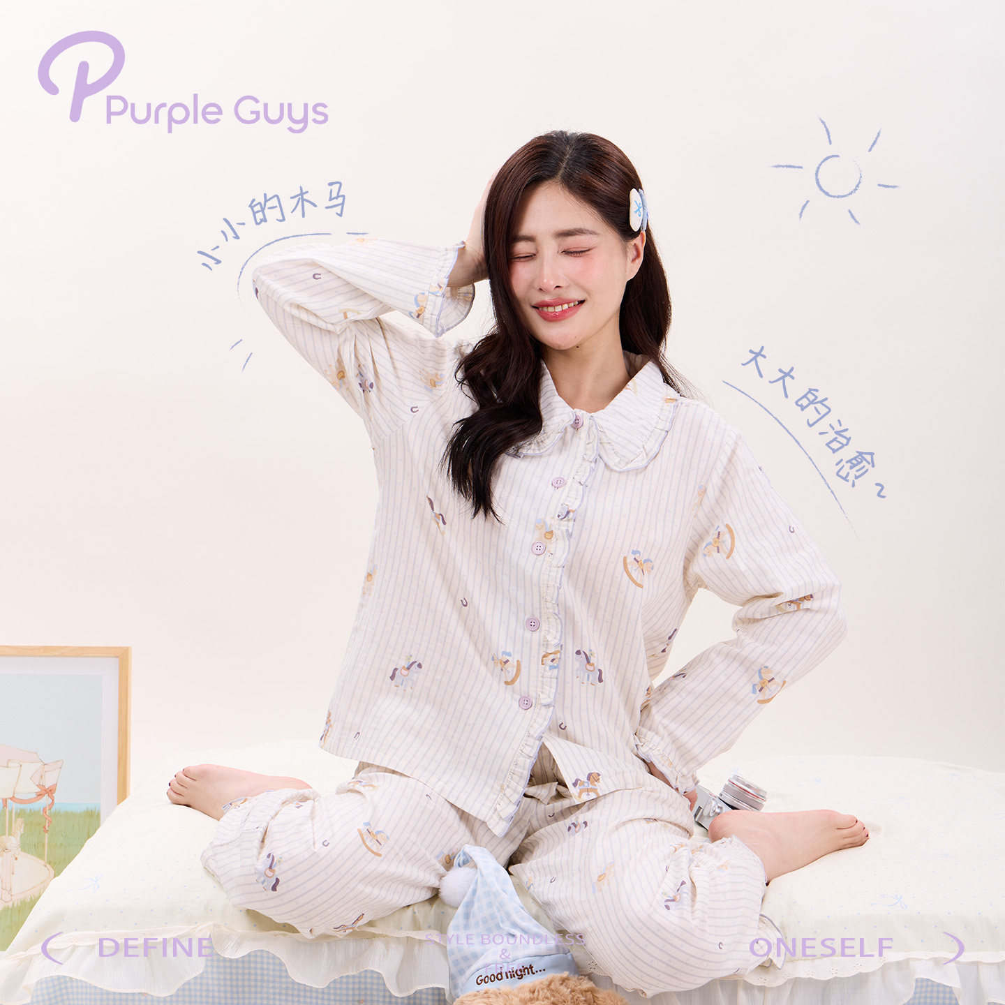 全棉双层纱春夏季新款家居服睡衣