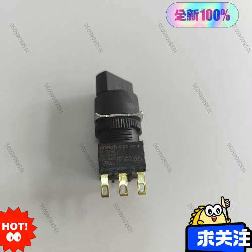 A165S-T2M-1 有旋转开关黑色自锁φ1议价