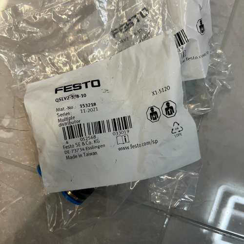 FESTO费斯通QSLV2-38-10螺纹快捷153218议价