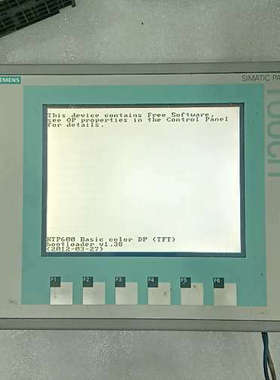 KTP600 Basic Color DP触摸屏型号议价