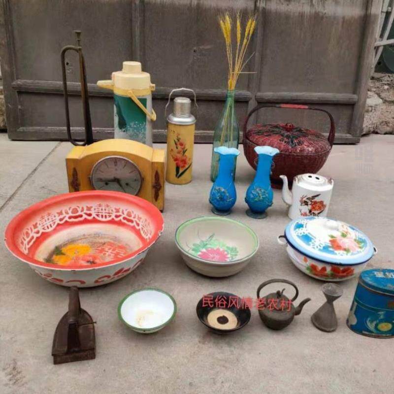 怀旧70@90年代冷门老旧货杂项农村物件80复古古玩男士文玩摆件