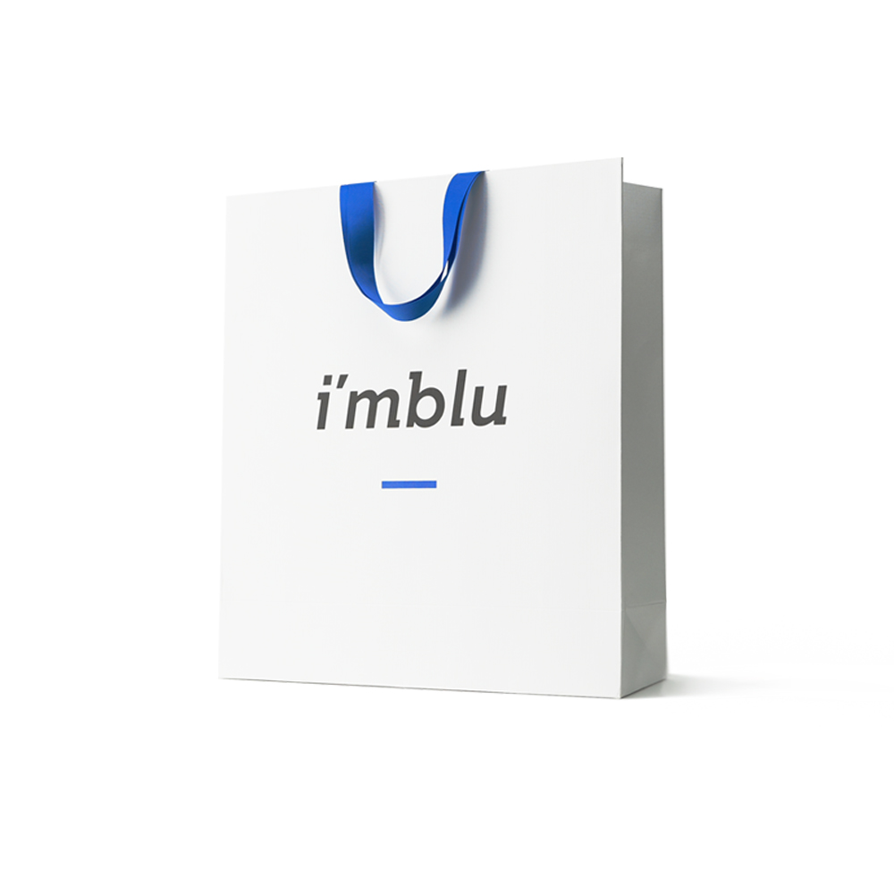 imblu礼品袋空白贺卡单拍不发