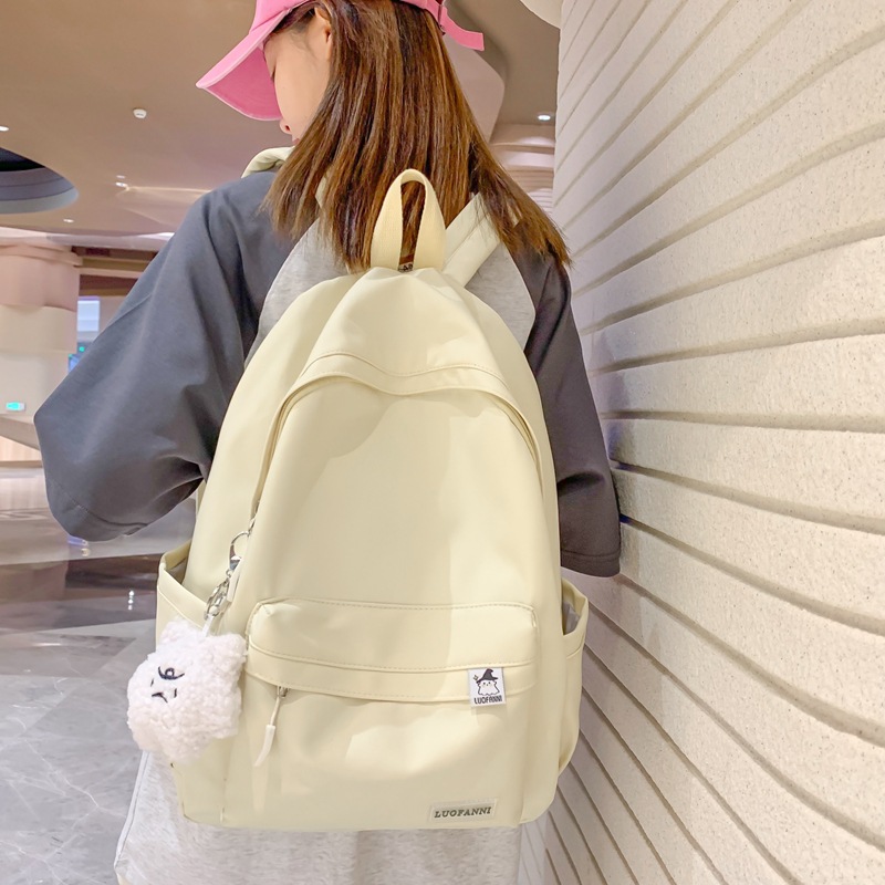 清新书包初中女生高中生女大学生2025新款双肩包高颜值肩包