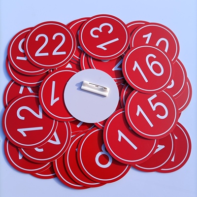 舞蹈考级比赛选手考试号码牌别针