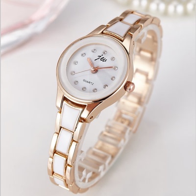 可爱风指针式圆形韩版手表