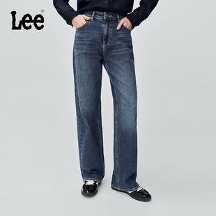 25秋冬新品 Lee商场同款 429标准直脚中蓝色女牛仔裤 张凌赫代言