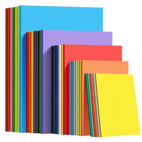 200g color cardboard, 20 color A4 hard cardboard彩色卡纸
