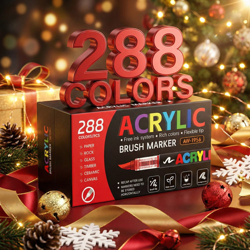 288 Color Mark Pen Set DIY Graffiti Painting Watercolor Pen