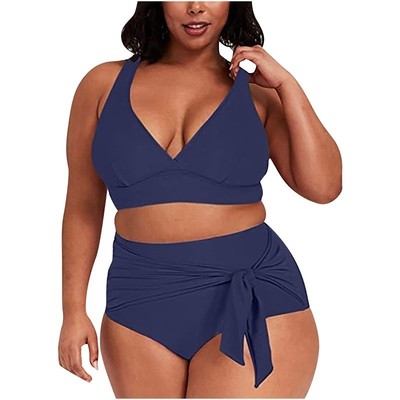 won swimwear bikini big plus size Bathing swimsuit lady