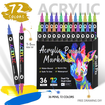 Markpen Children's Drawing Stationery 72 Color Graffiti Pen