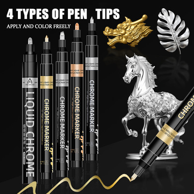 Electroplating metal marker and touch up paint pen补漆笔
