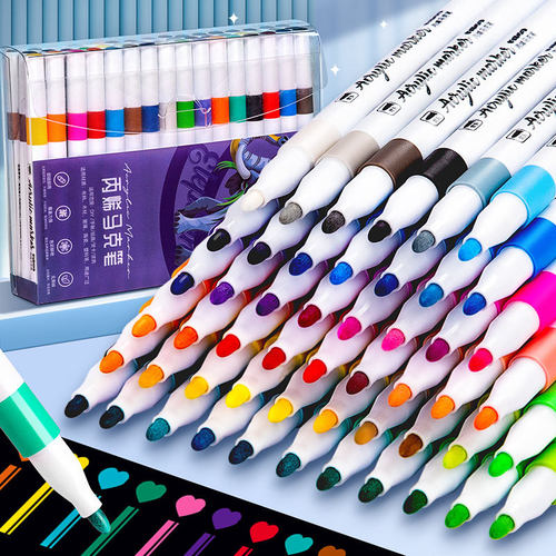 Acrylic marker pen waterproof brush with large capacity