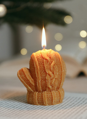 Christmas Aromatherapy Candle Glove Styling Wax圣诞香薰蜡烛