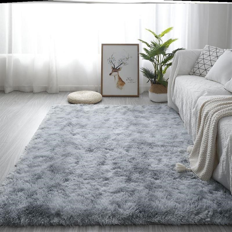 Carpets Plush carpet bedroom rug bedside blanket floor mat 1