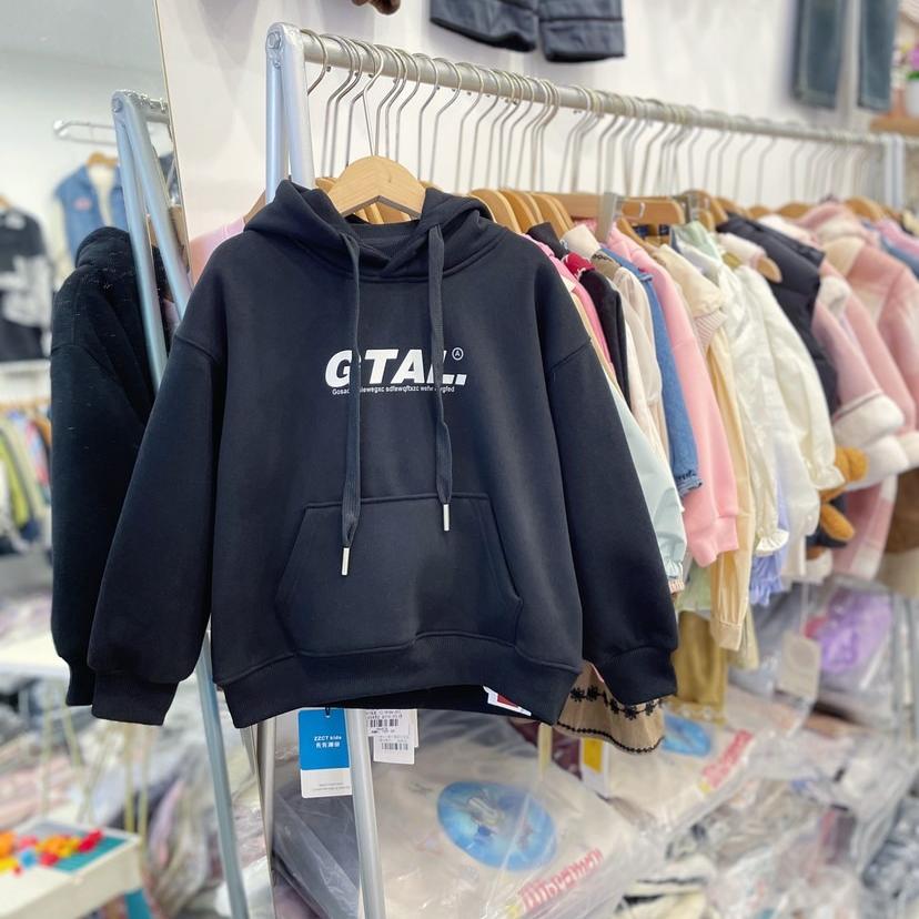 男童纯棉连帽国潮卫衣春秋款