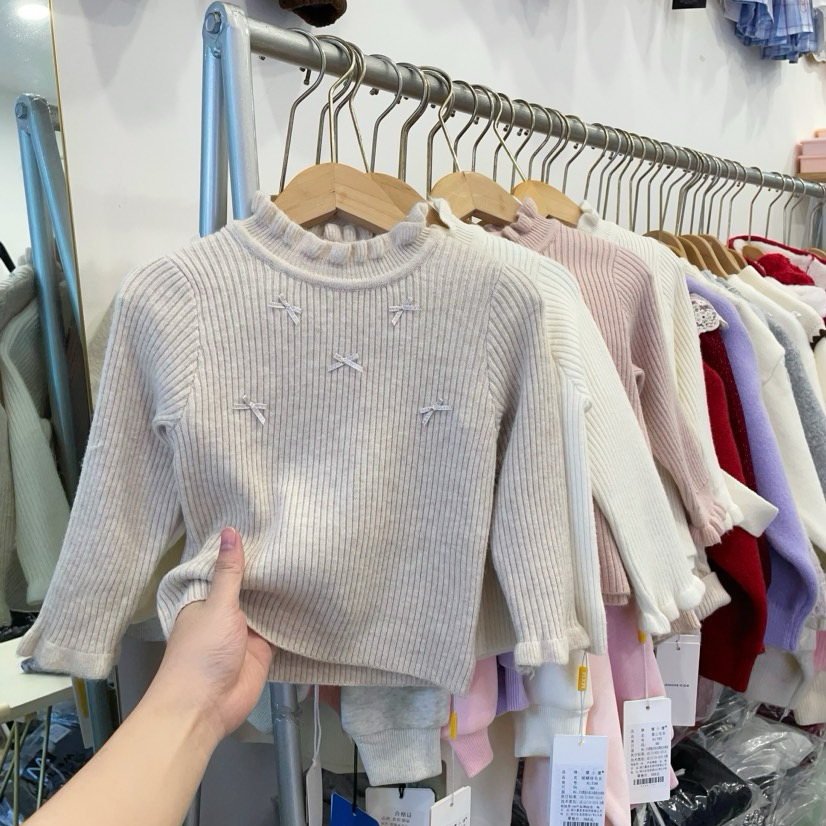檬小檬女童毛衣冬季保暖打底衫潮