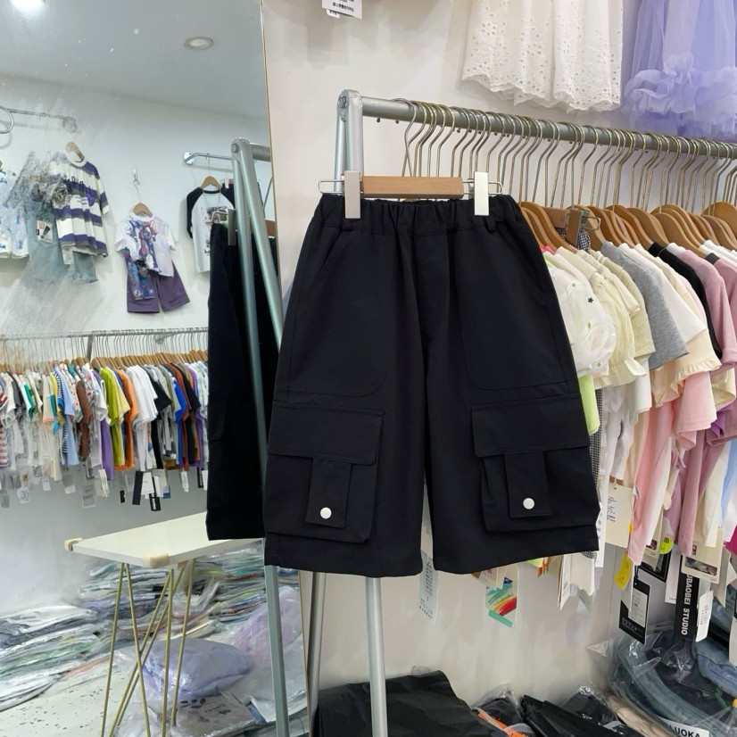 男大童工装短裤夏季薄款5分裤青少年运动休闲裤初中小学生裤子潮