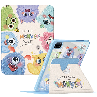 适用小米平板保护套三折笔槽防摔