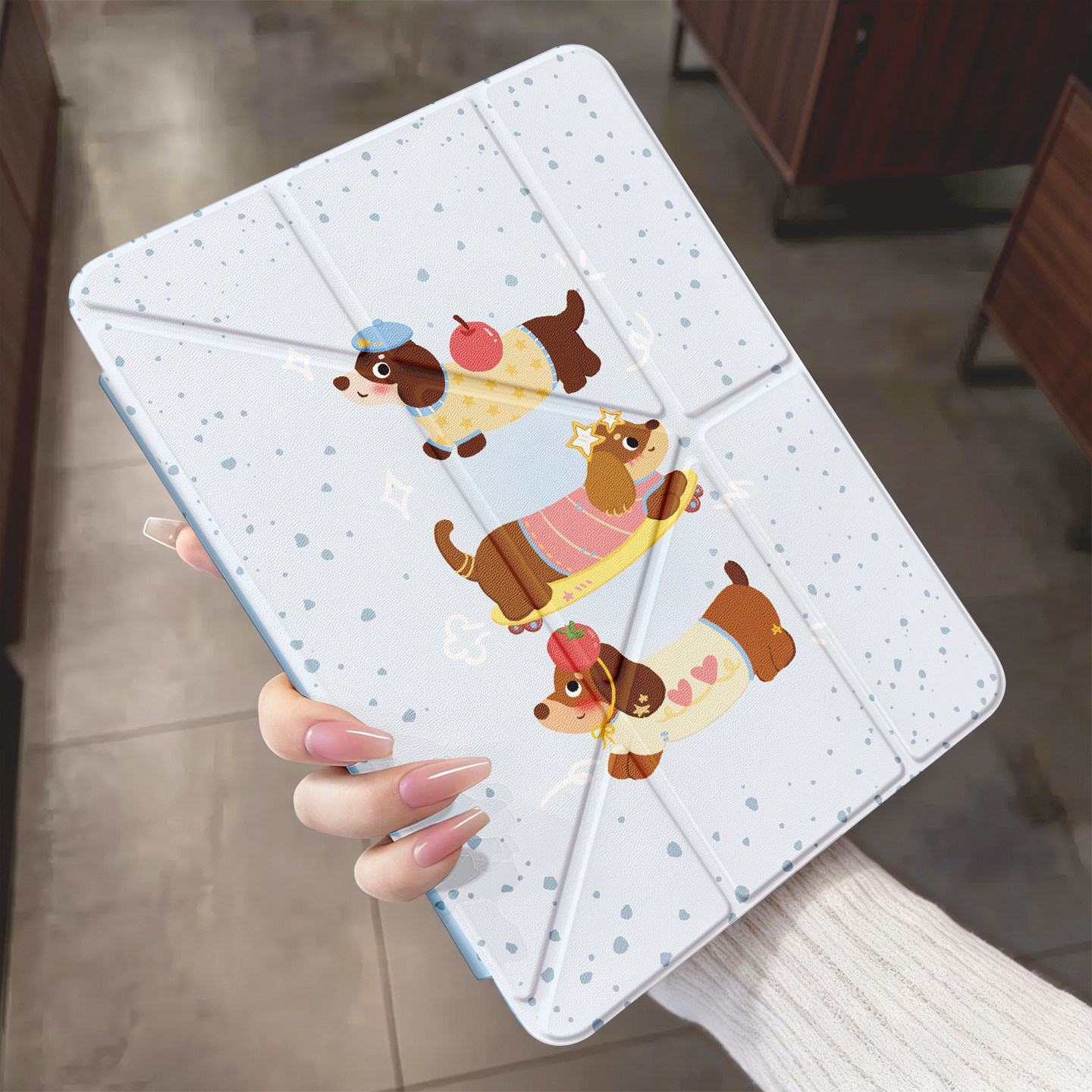 适用华为matepad11保护套air12平板壳2026新款11.5s亚克力2024全包pro11带笔槽115s柔光版se10.4腊肠狗狗2023