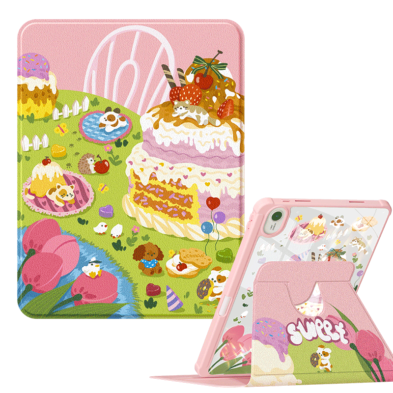 适用华为平板保护套带笔槽全包