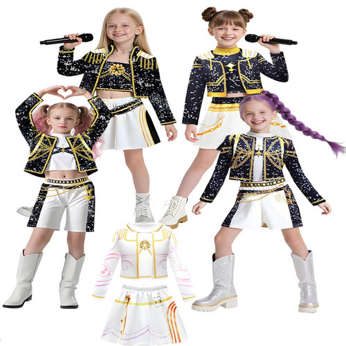 KPOP猎魔女团女童cos衣服
