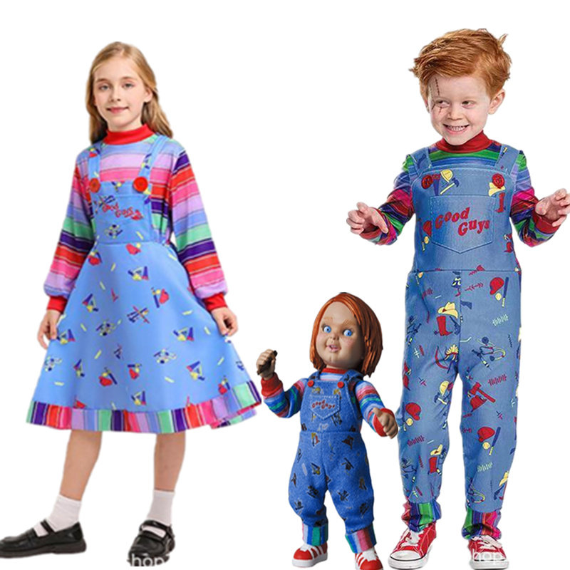 万圣节儿童cos衣服装鬼娃娃