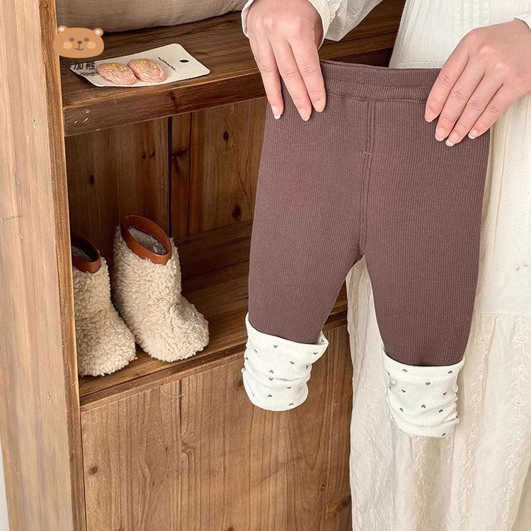 女童裤子秋冬款洋气外穿打底裤