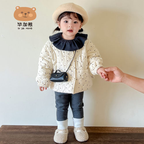 女童棉服冬装2025新款儿童洋气