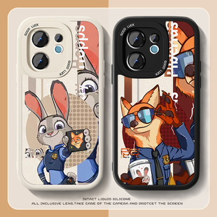 适用尼克朱迪vivos30手机壳 mini女S20小羊皮s19卡通s50情侣s18pro男viv0s16e动物城V0V0s17防摔卡通套 新款