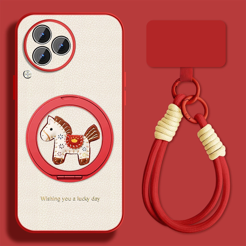 发财小马适用红米k80手机壳女可爱RedmiK80pro新款小米至尊版支架por小羊皮pr0保护套全包防摔磁吸外壳,3C数码配件,手机保护套/壳,淘宝优惠券,粉丝福利购,淘宝优惠卷