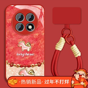 适用马上有福oppok13s手机壳男马年k12新款k11本命年K9S钢化玻璃R17全包防摔R15新年0pp0k10活力版情侣保护套