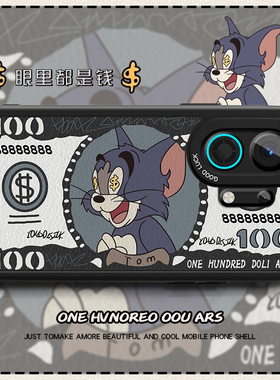 钞票汤姆适用oppok13turbopro手机壳新款K13Turbo小羊皮全包pr0卡通防摔0pp0男女opopk外壳trubo动漫保护软套