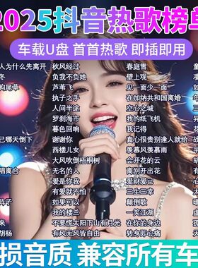64G车载音乐U盘电视音箱低音炮32G/16G抖音新歌曲优盘MP3汽车用品