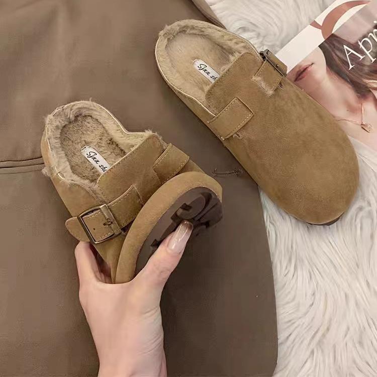 加绒保暖大码勃肯鞋复古