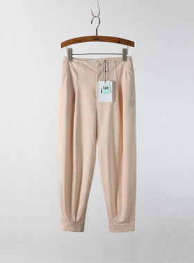 ise正品超值清仓 夏季粉红色高腰哈伦休闲女裤P1920613-1289/少量