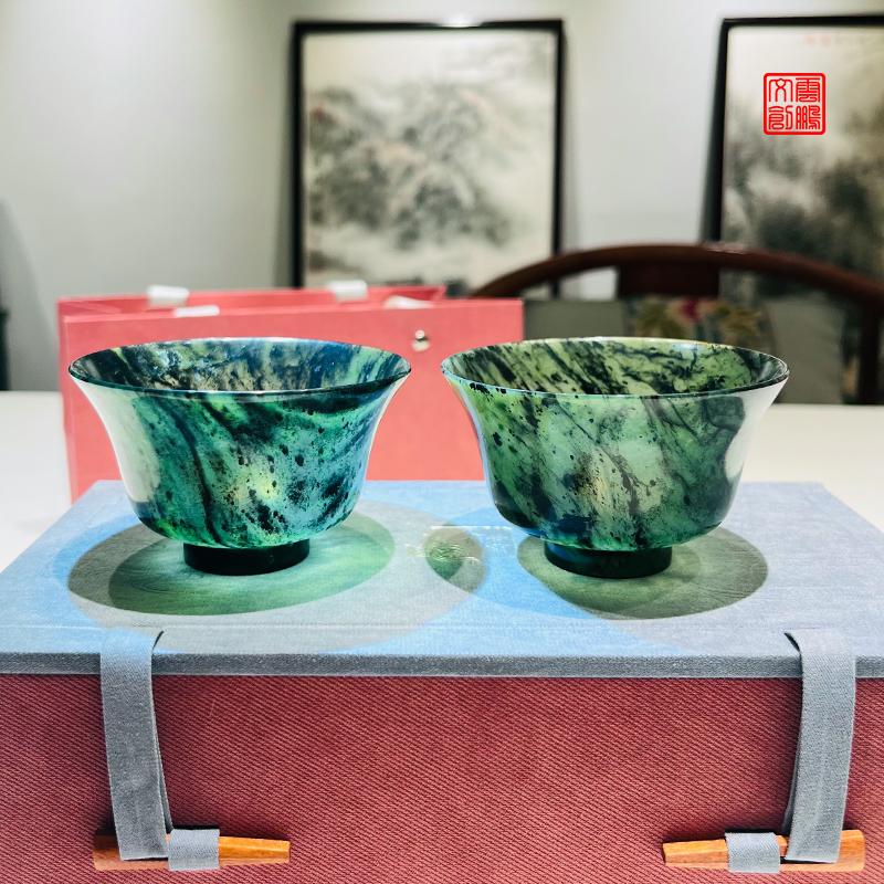 甘肃夜光杯文创实体店正品保障主人杯精品包装茶碗杯