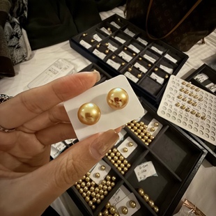 高品质浓金茶金强光南洋金珠裸珠定制 下单前联系客服